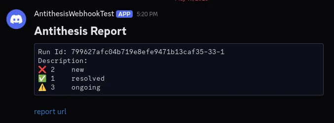Discord Integration Example