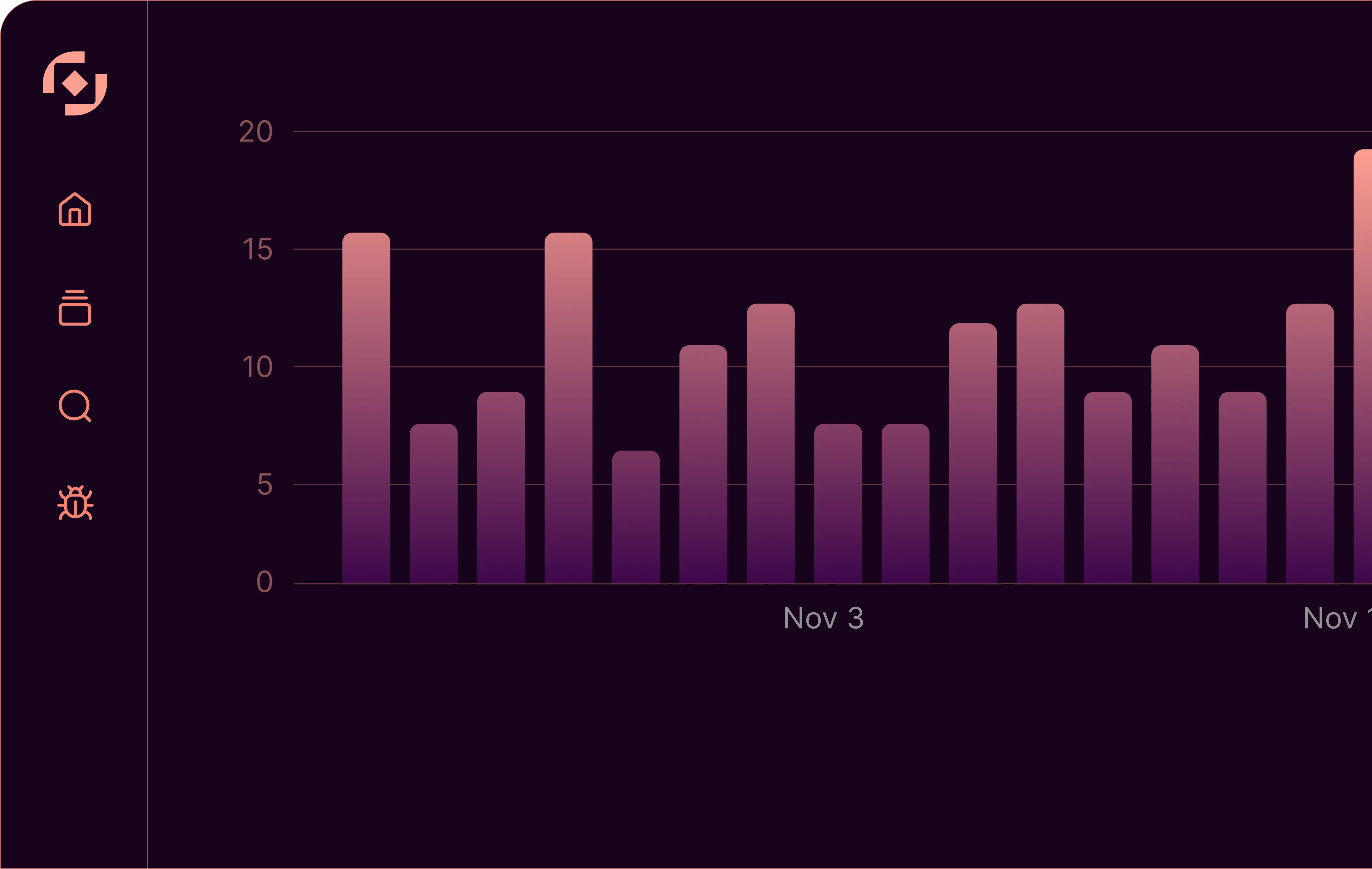 Mockup of Antithesis' web application for debugging and investigating software bugs
