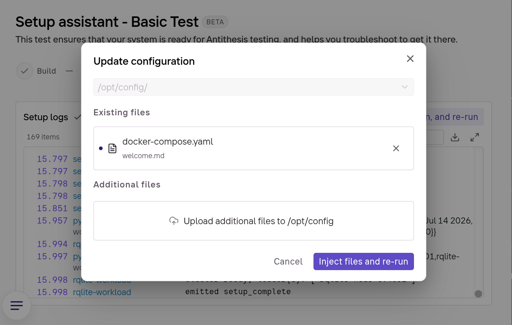 Update config