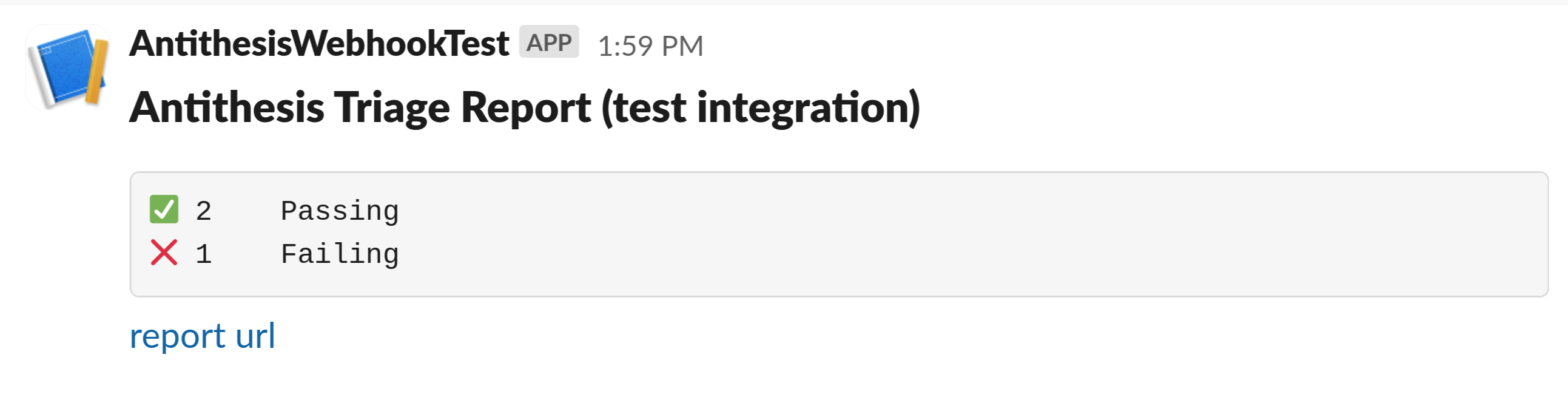 Slack Integration Example