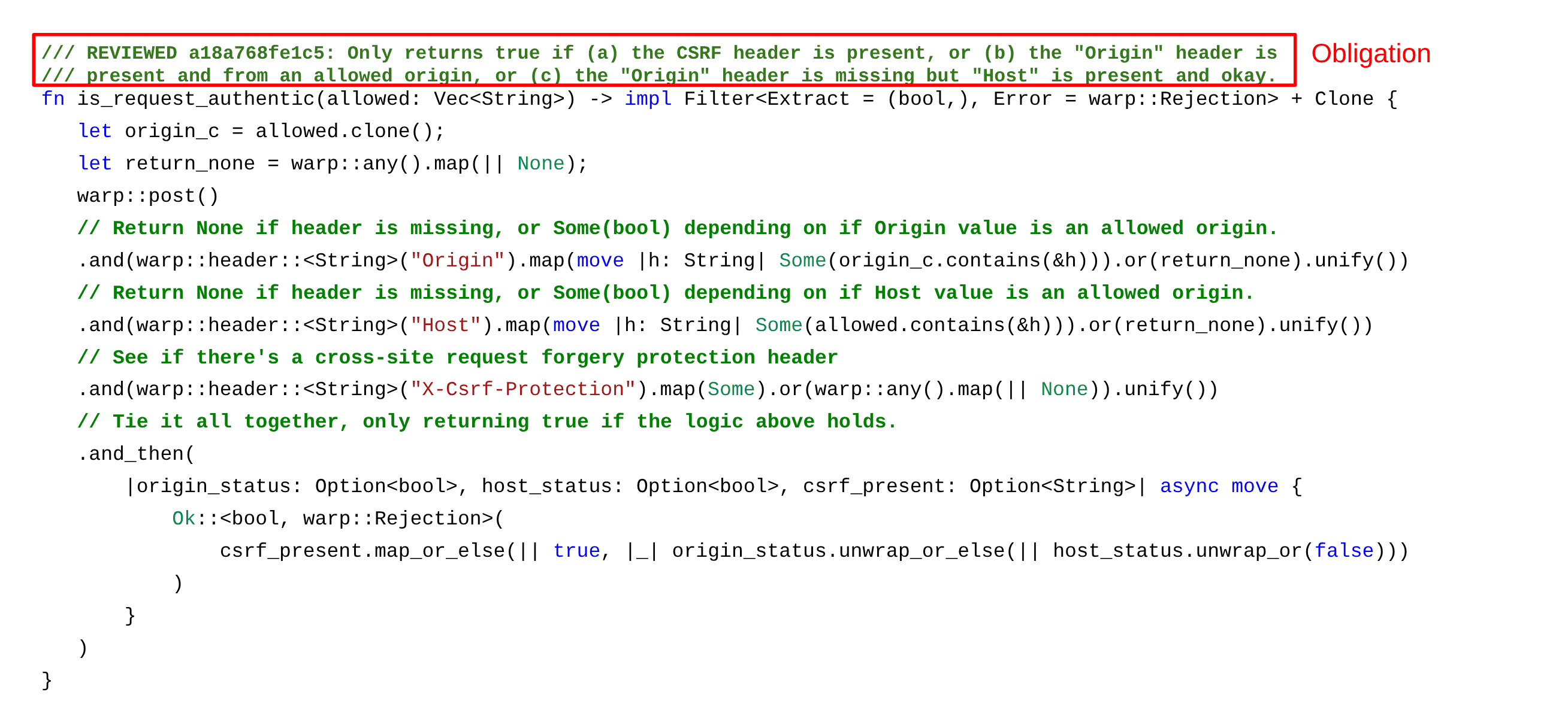 Rust implemtation