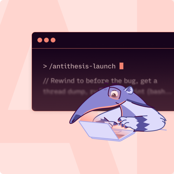 Snouty mock-using the antithesis-launch skill in a terminal
