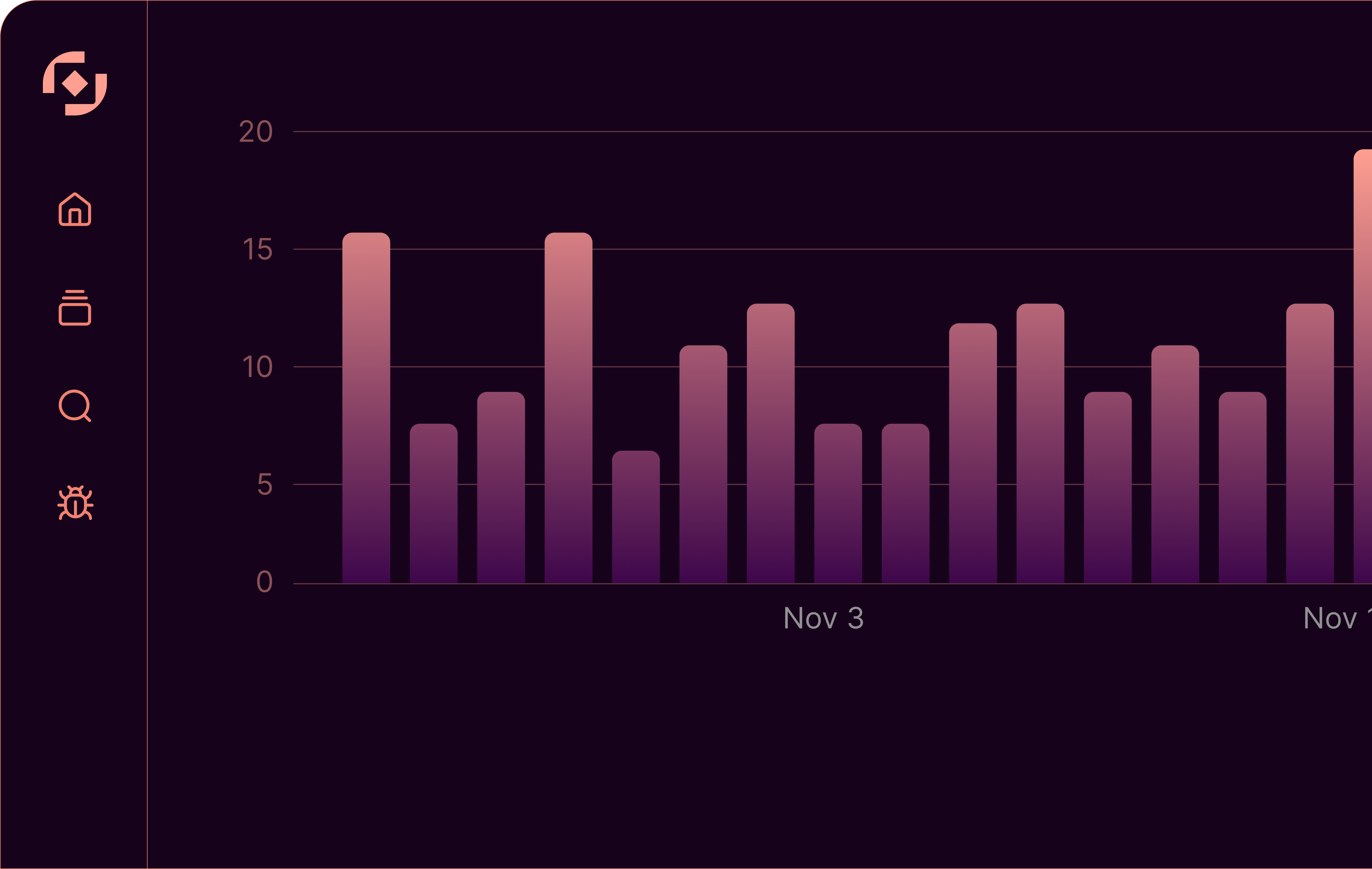 Mockup of Antithesis' web application for debugging and investigating software bugs