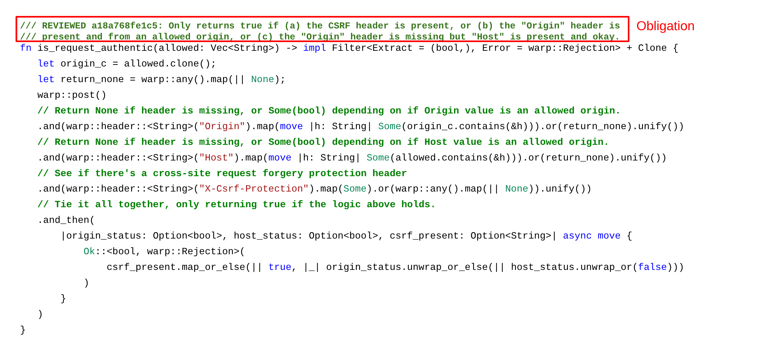 Rust implemtation