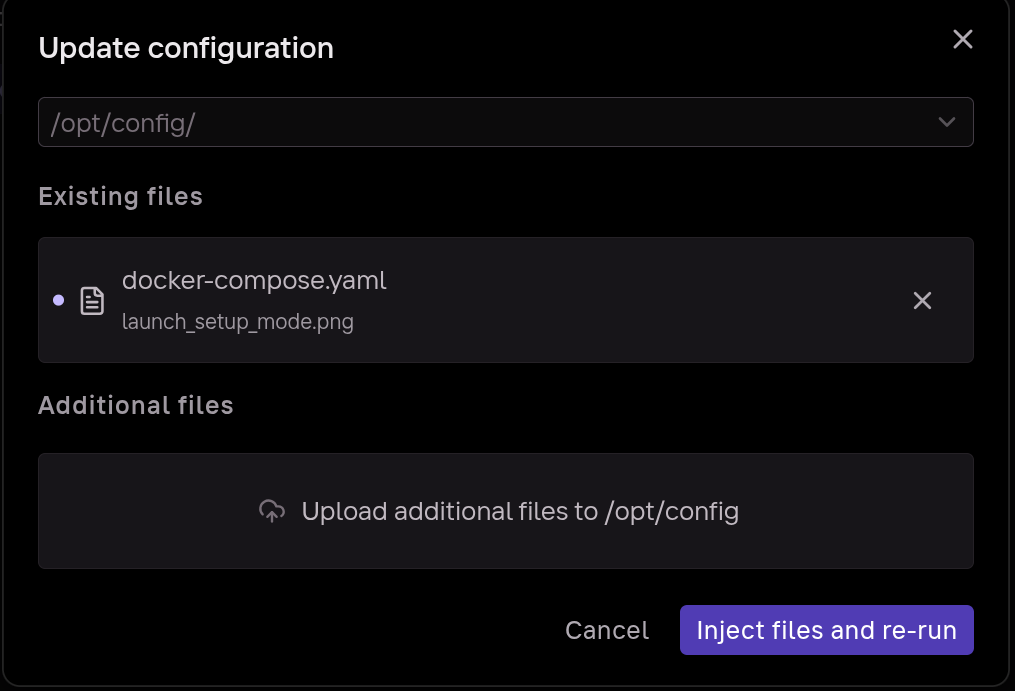 Update config